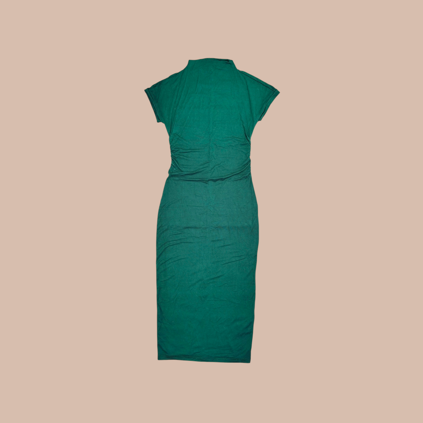 Women's Plain Viscose Midi Dress