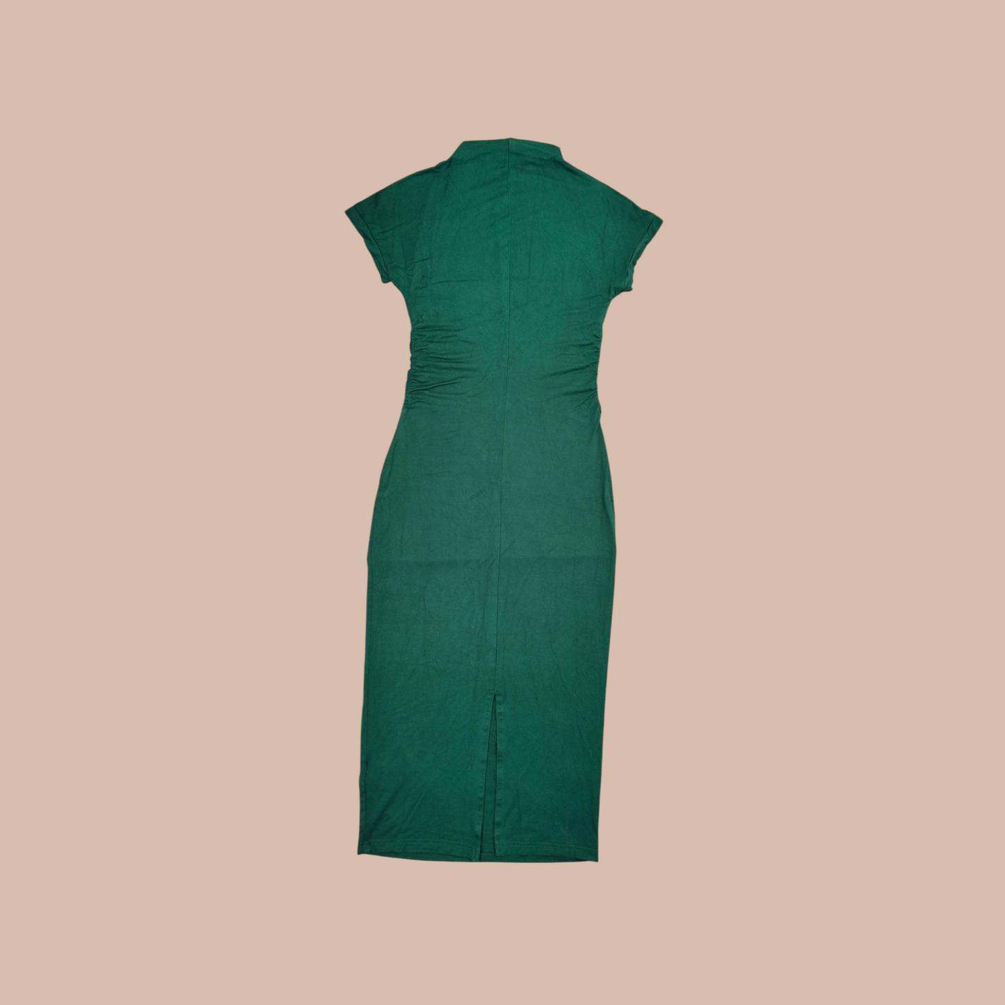 Women's Plain Viscose Midi Dress