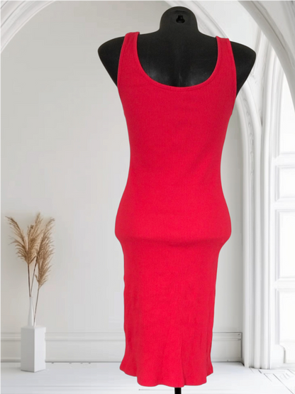 Robe moulante rouge