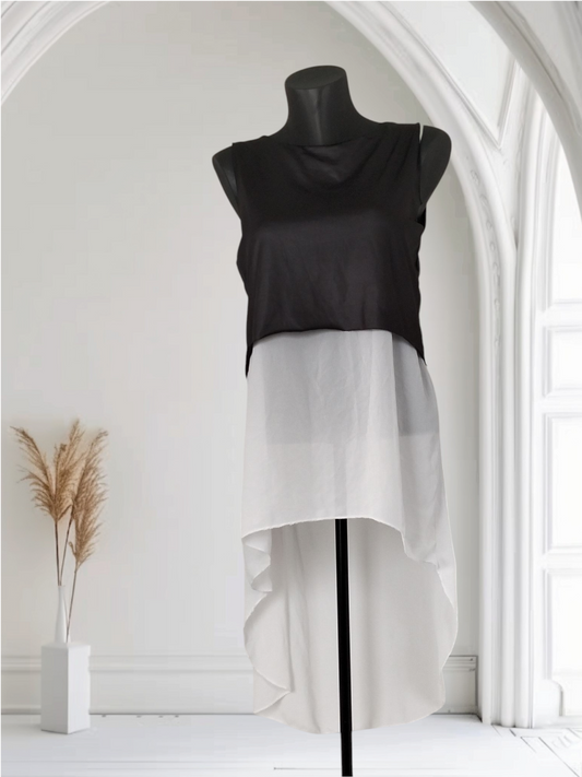 Asymmetrical top - two in one